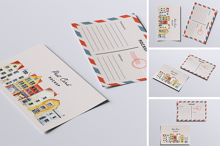 Postcard Mockup, an Advertising Mockup by Twins_studio