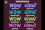 Procreate 3D Soccer Lettering Set, a Brush Add-On by AlwaysBeColoring (Thumbnail 7 of 14)