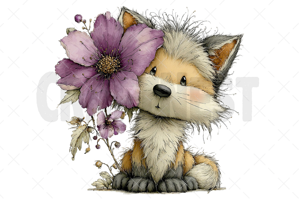 Spring Peeking Animals Clipart, an Illustration by Craft Nest (Photo 12 of 12)