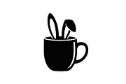 Cute Bunny Coffee Cup Vector Bundle, an Illustration by Designs_River (Thumbnail 42 of 49)