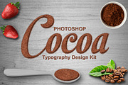 Cocoa Text Effect Photoshop Action, an Action Add-On by DESIGNAVO (Thumbnail 1 of 3)