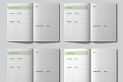 Weekly Planner Layout, a Stationery Template by ContestDesign (Thumbnail 3 of 3)
