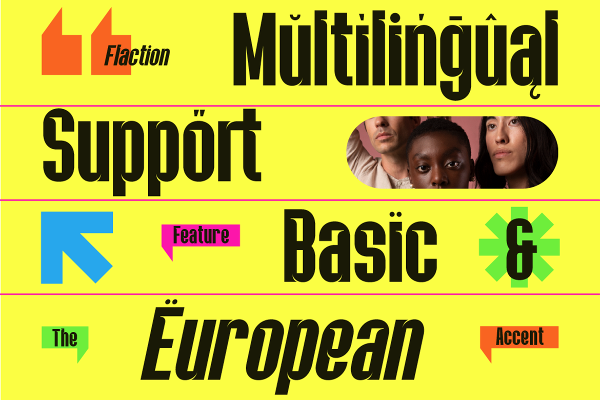 Flaction - Futuristic Sporty Font, a Sans Serif Font by Artisan Themes (Photo 10 of 11)