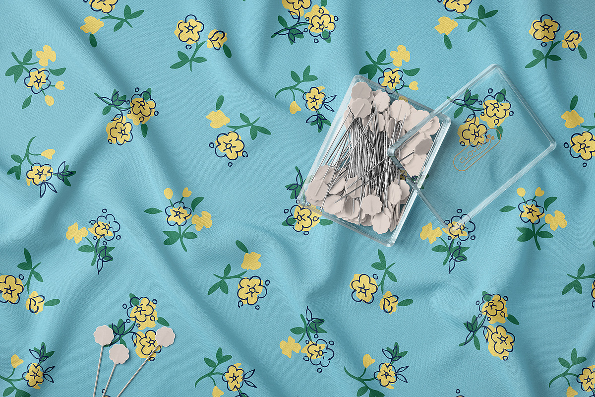 Ditsy Floral Pattern Bundle, a Pattern Graphic by StudioGlouna (Photo 7 of 11)