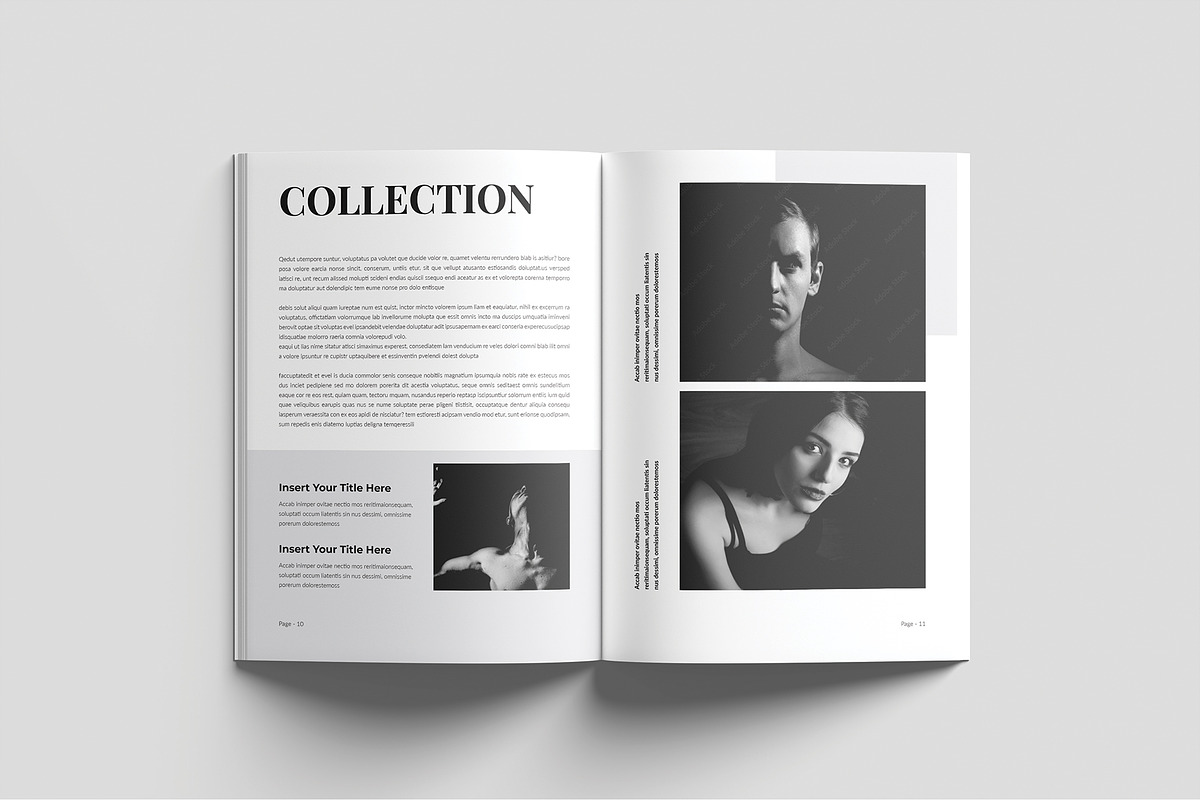 Fashion Magazine Template, a Magazine Template by Cleffon_Graphic_Studio (Photo 5 of 10)