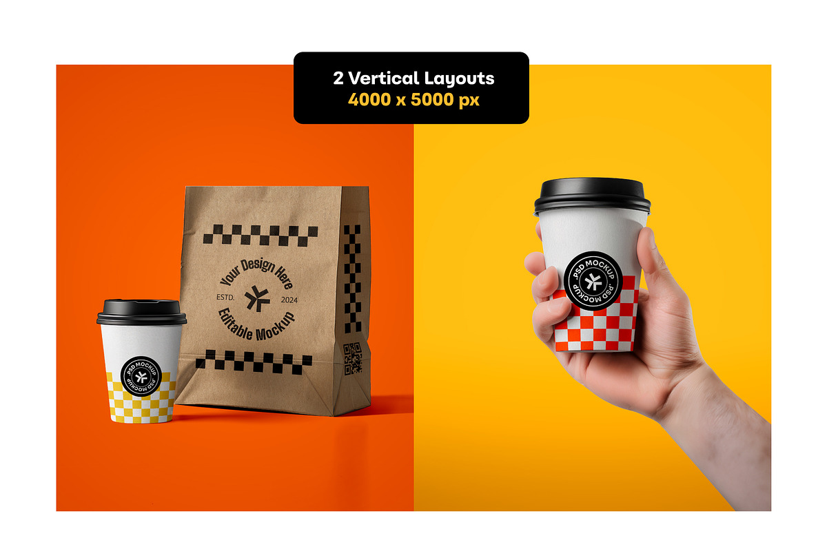 Coffee Shop Mockup Set AI Generated, a Cups & Container Mockup by rodrigofkaminski (Photo 3 of 7)