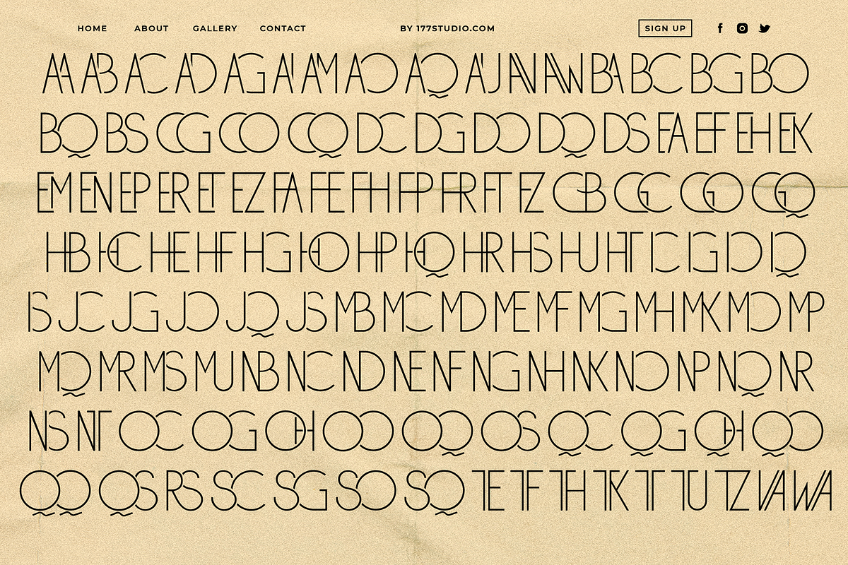 Ohio - Futuristic Sans Serif Font, a Sans Serif Font by 177Studio (Photo 6 of 7)