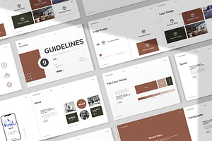 Brand Guidelines Template, a Brochure Template by metastudio38
