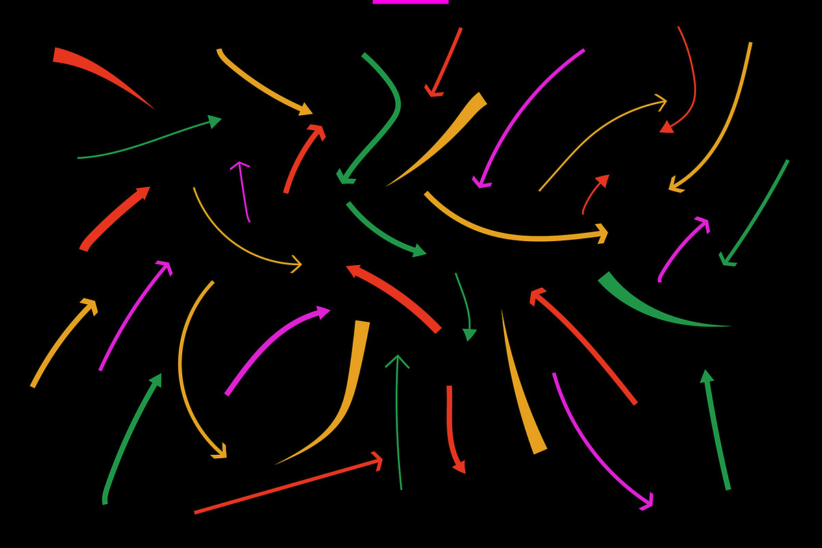Vector Arrows Pointers and Hand, an Object Illustration by ContestDesign (Photo 2 of 5)
