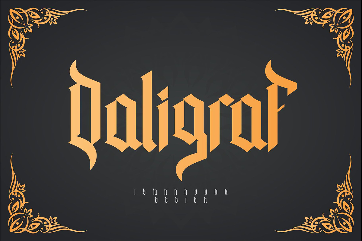Awaludin, a Blackletter Font by ismanayuda (Photo 4 of 7)