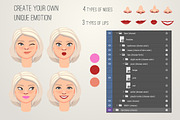 Character portrait creator (PSD), a Person Illustration by Mandarinkas art (Thumbnail 2 of 8)