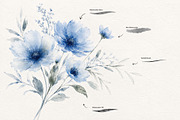 Wet Watercolor Brushes for Procreate, a Brush Add-On by Fins and Fiction (Thumbnail 8 of 8)