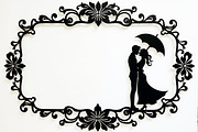 Romantic Couple Holding Umbrella, an Illustration by Amazin_art (Thumbnail 5 of 21)