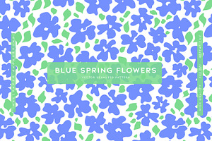 Blue Spring Flowers