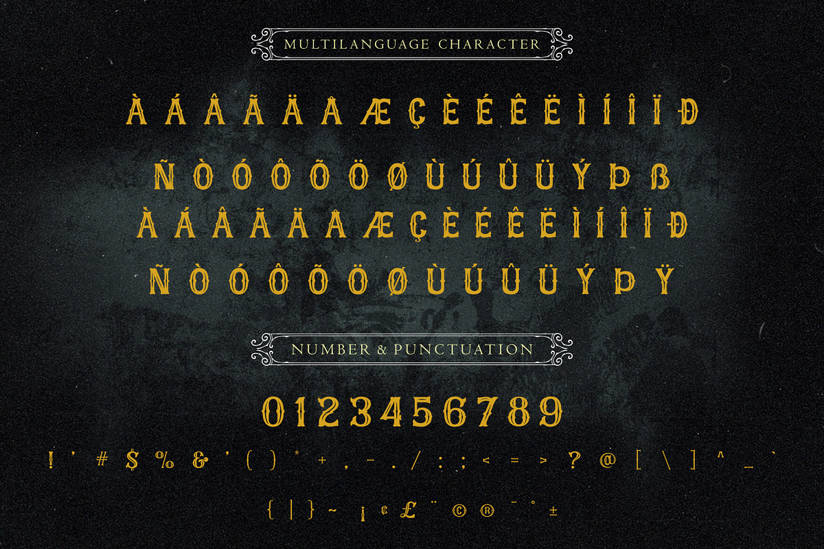 Castlefire Font preview 7