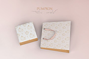 Pumpkin line art. Fall floral wreath, an Illustration by Summer Nightingale Art (Thumbnail 6 of 8)