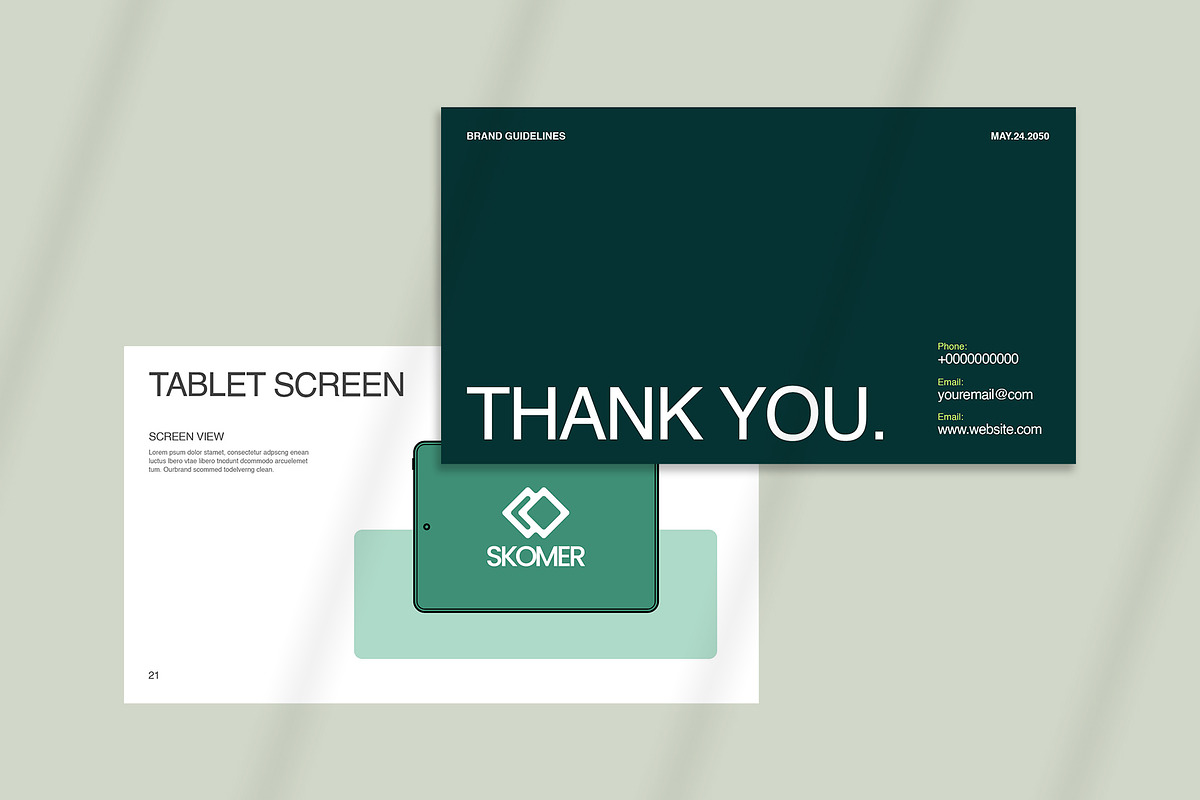Brand Guideline Templates, a Branding & Logo Template by Oriofix (Photo 8 of 9)