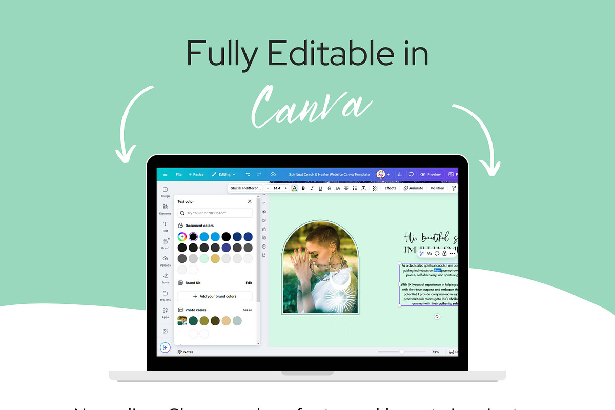 Spiritual Coach & Healer Website preview 5