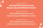 Cozy Kitten Handwriting Font, a Handwritten Font by Suntype | Sunshine Std (Thumbnail 3 of 11)