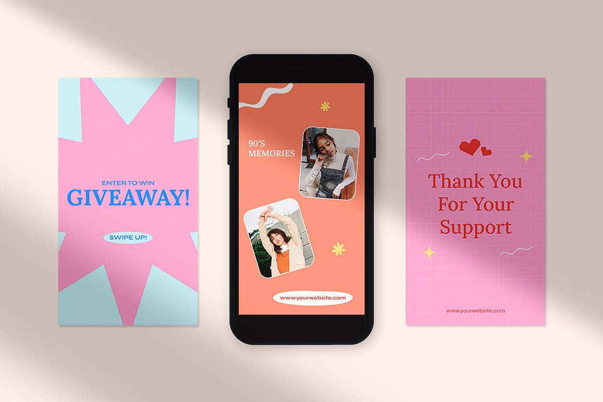 90's - Music Social Media Pack, a Social Media Template by Neetlabs Studio (Photo 4 of 5)