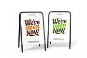 Stand Poster Mockup Set, a Product Mockup by graphypix (Thumbnail 1 of 4)