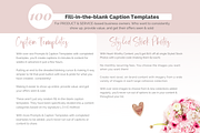 100 Caption Templates for Instagram, a Social Media Template by With Love Monique (Thumbnail 4 of 10)
