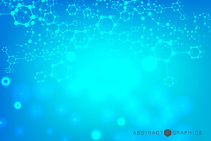 Structure molecule and communicati, a Healthcare Illustration by pro500