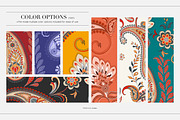 TAZLEEN Hand Drawn Paisley Prints, a Pattern Graphic by LEAFure (Thumbnail 2 of 11)