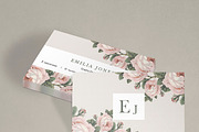 Roses business card template, a Card Template by MH Design Template (Thumbnail 3 of 4)