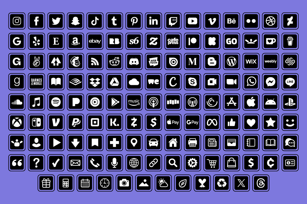Rounded Square Outer Border Icons, an Icon by Running With Foxes (Photo 7 of 8)