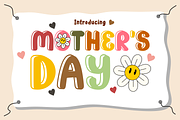 Mother's Day Font - Kids Font Types, a Font by KiddoGlyphs Studio (Thumbnail 1 of 4)