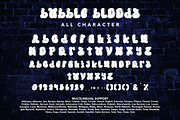 BubbleBloods - Graffiti Display Font, a Symbol Font by AQR Studio (Thumbnail 7 of 9)