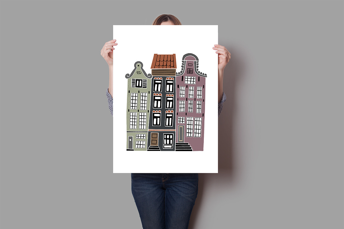 Amsterdam Houses, an Object Graphic by Mii Lab (Photo 7 of 7)