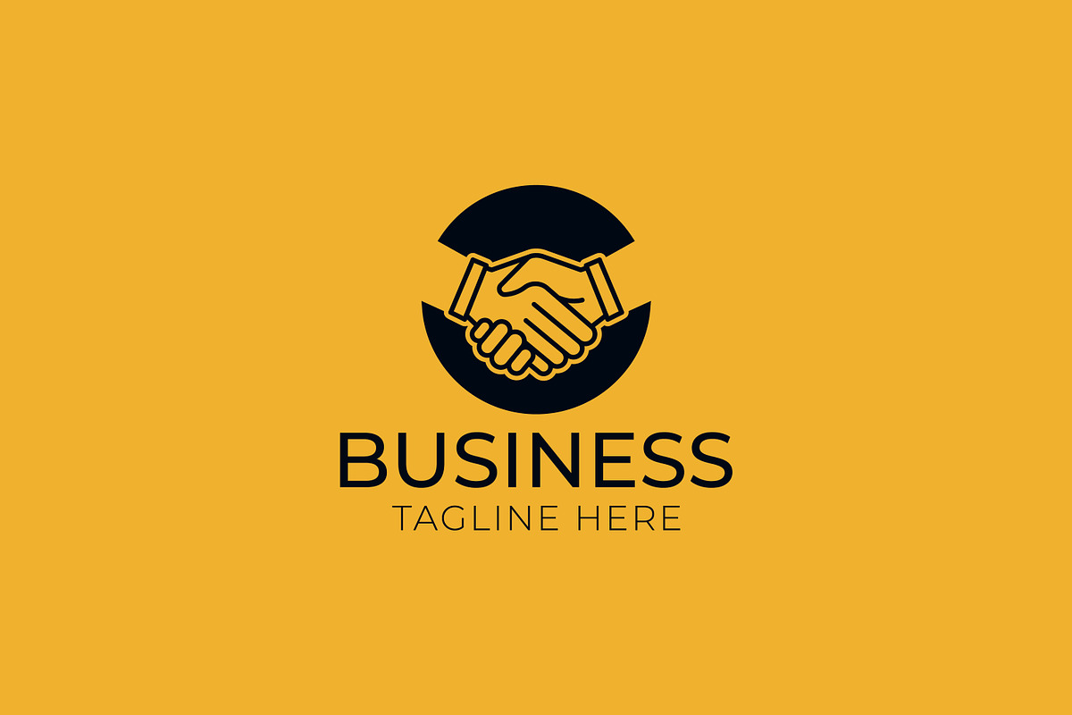 Business Handshake Sign Symbol Logo, a Branding & Logo Template by Signatoro (Photo 3 of 3)