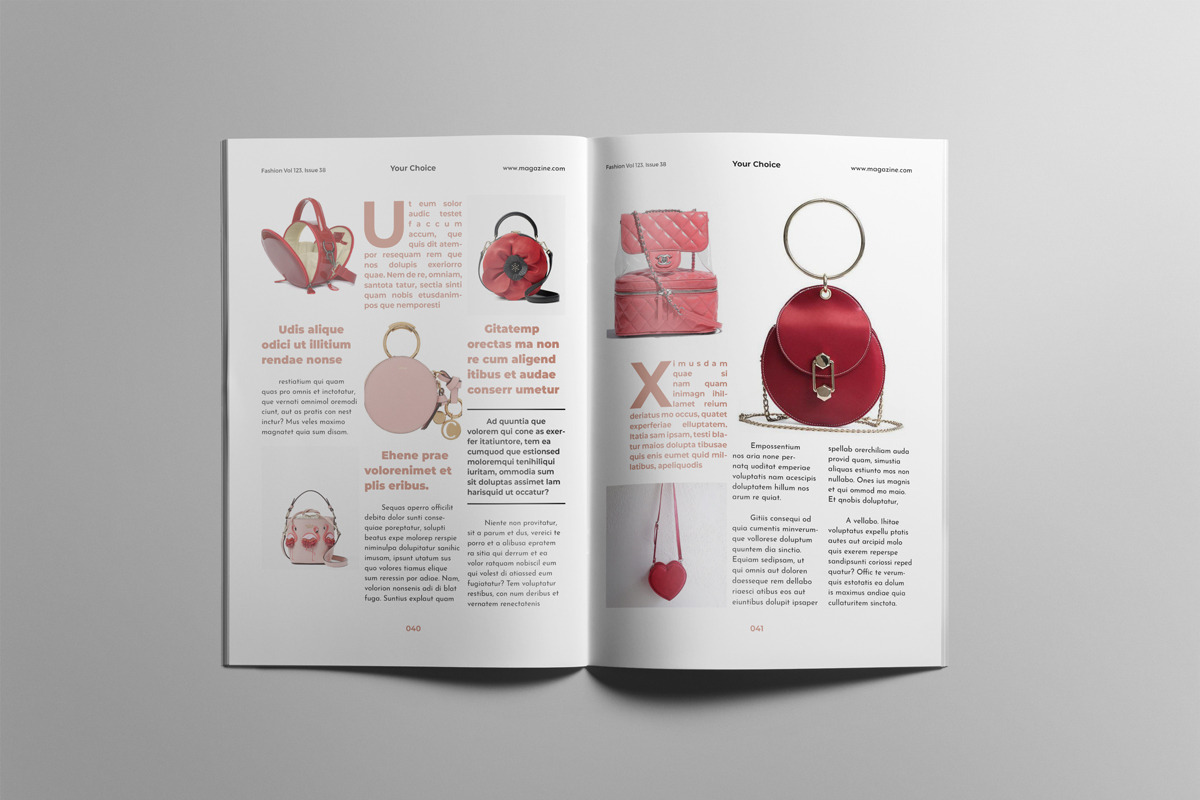 The Best Fashion Magazine Layout, a Magazine Template by Swayang (Photo 22 of 23)