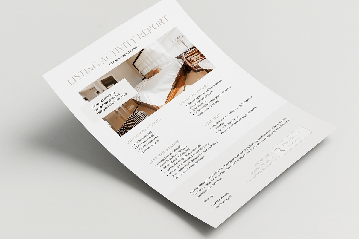 Real Estate Listing Activity Report, a Design Template by EstateElements (Photo 4 of 7)