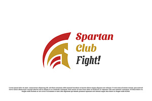 Spartan Fighter Logo Design Icon, a Branding & Logo Template by Morvana Crew