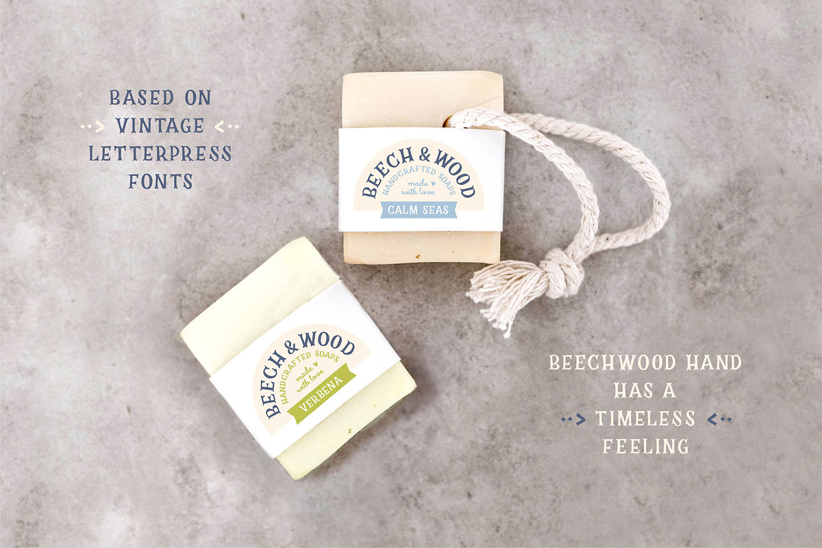 Beechwood Hand, a Serif Font by Lauren Barr Studio (Photo 3 of 6)