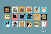 Cats Bundle Vector Edition, an Animal Illustration by Alena (Thumbnail 3 of 5)