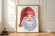 Whimsical Valentine Santa PNG, an Illustration by Daily.Designs (Thumbnail 2 of 5)