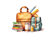 Back to school clipart PNG,JPG,SVG,, a Graphic by Milano Creative (Thumbnail 3 of 5)