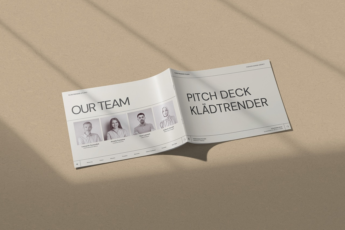 Beige Minimalist Pitch Deck V4, a Presentation Template by FIBRINOSÄ (Photo 3 of 11)