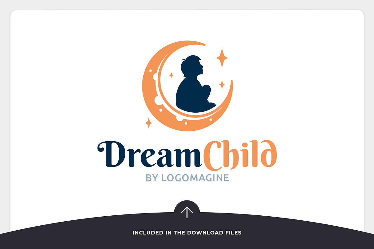 Dream Child - Boy Logo Template, a Branding & Logo Template by LOGOMAGINE (Photo 9 of 16)