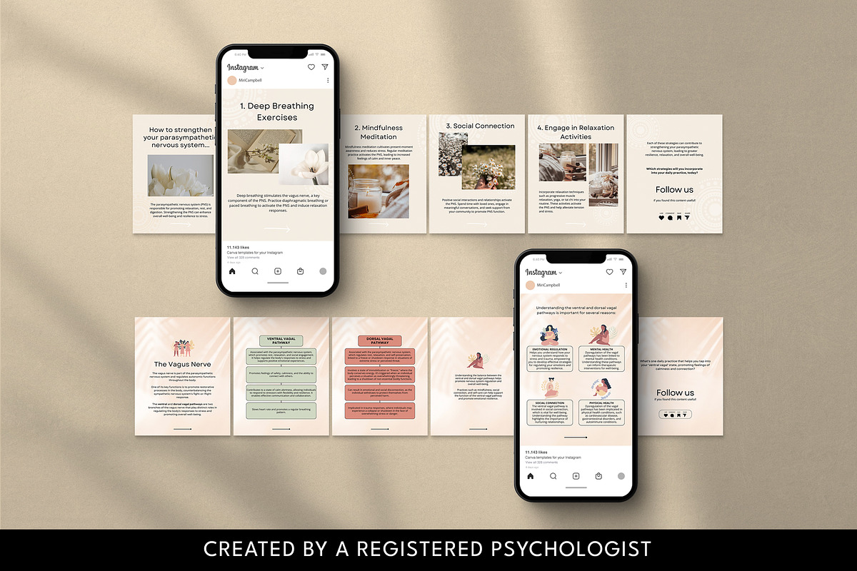 Polyvagal Theory Canva Instagram, a Templates & Theme by Miri Campbell (Photo 4 of 9)