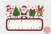 Christmas Doodle Custom Name Sign, a Seasonal Illustration by Rose Art (Thumbnail 1 of 4)