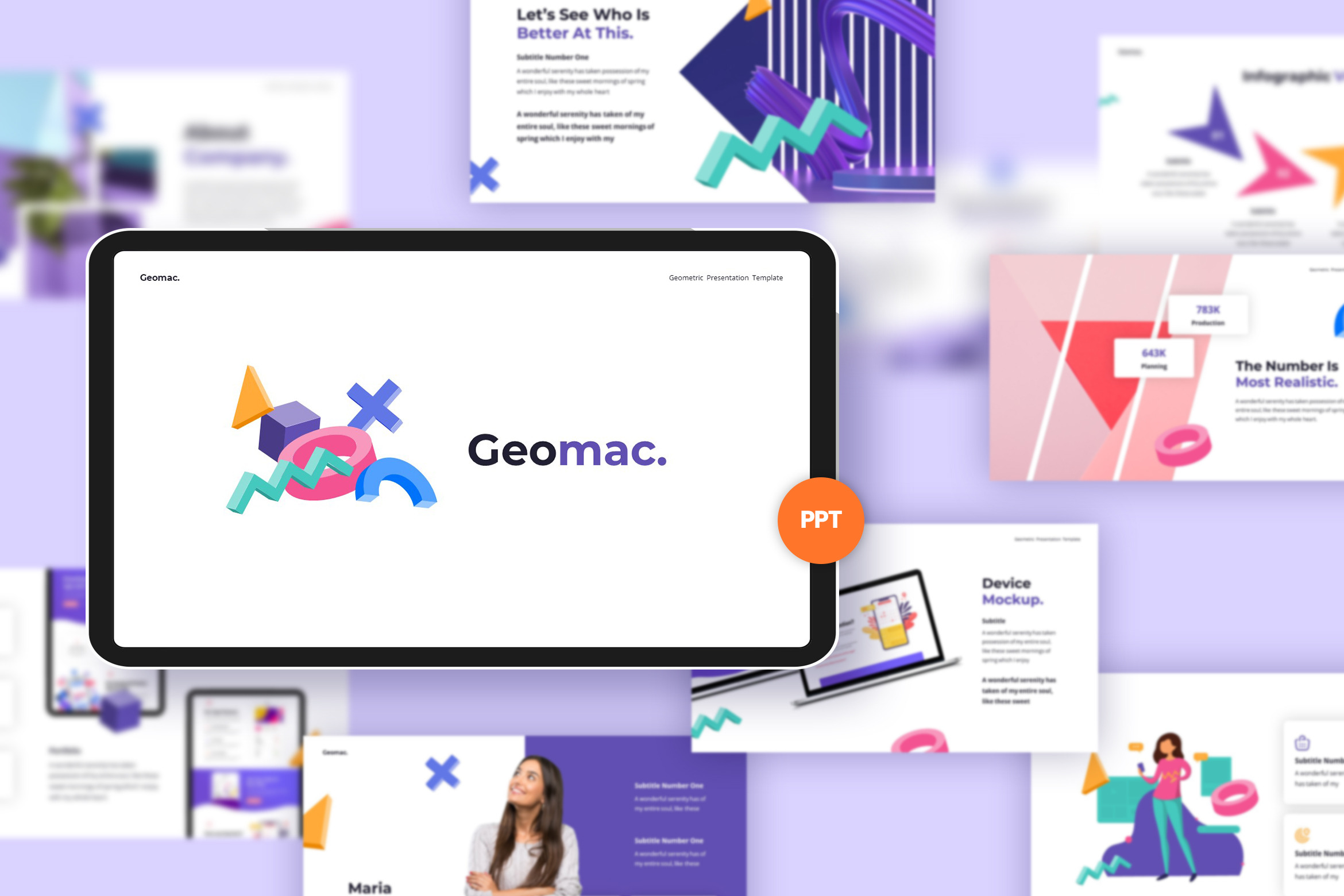 Geomac PowerPoint Template, a Presentation Template by Neermana