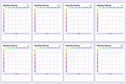 Rainbow 2025 End of Life Planner Kdp, a Stationery Template by Mustafiz (Thumbnail 5 of 8)