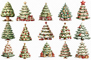 christmas-tree-clipart, an Illustration by cherrydesign (Thumbnail 2 of 3)