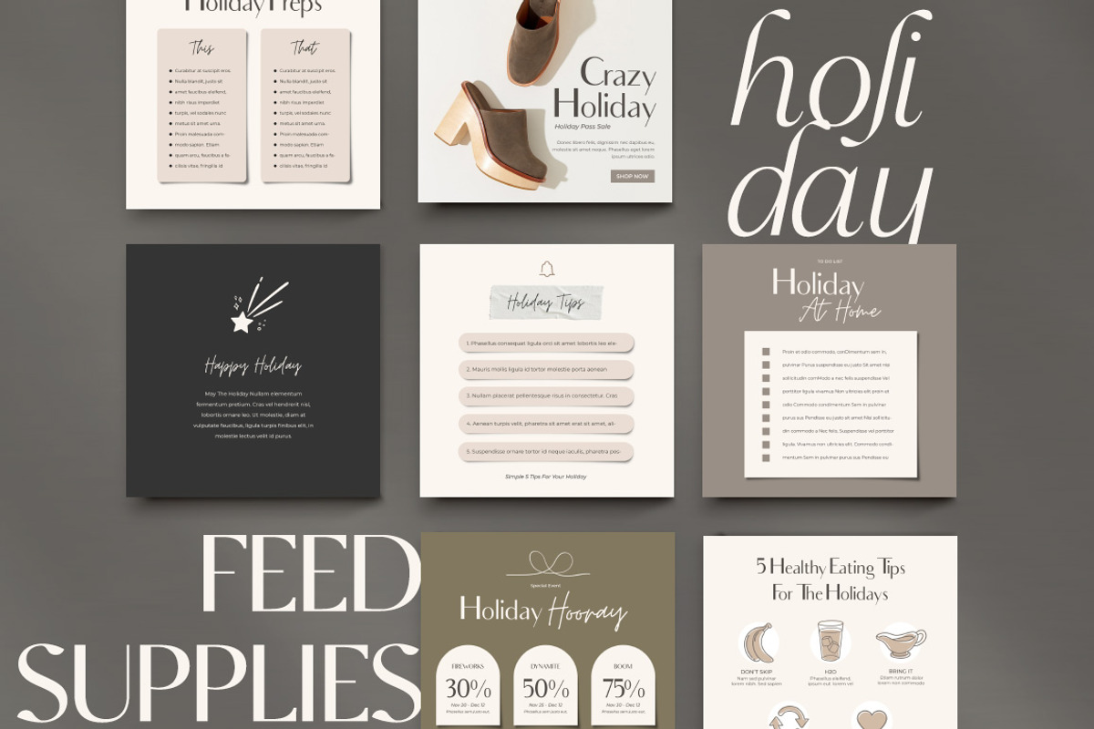 Instagram Shop Engagement | CANVA PS, a Social Media Template by Eviory (Photo 5 of 19)