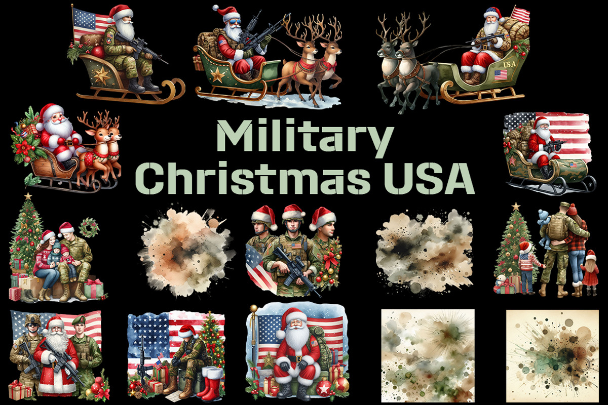 Military Christmas USA, an Illustration by FITALARTSNEDIGI (Photo 5 of 11)